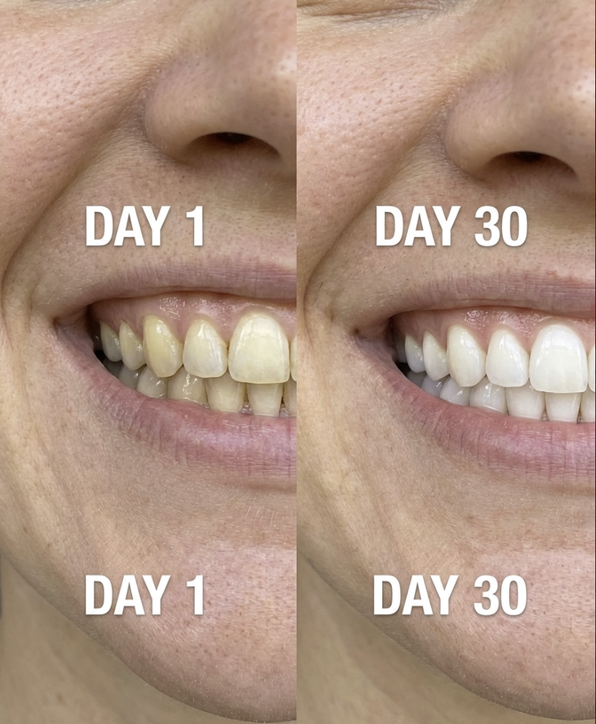 Before and after comparison